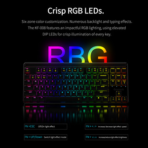 Teclado mecánico inalámbrico para juegos, interruptor marrón personalizado, 80 por ciento, estilo TKL, 2,4G, BT, con cable, RGB completo, tres modos, caja de Metal para PC