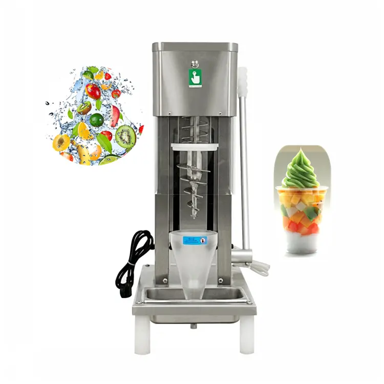 Macchina professionale per la produzione di frullati per latte e frutta congelata macchina automatica per gelatiere 5 gusti misti macchina per gelato