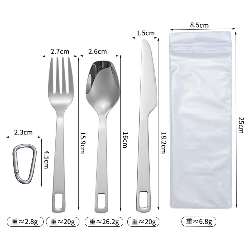 ชุดเงิน 3 ชิ้น (รวมถึงบรรจุภัณฑ์ถุง PVC)