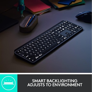 罗技MX Keys无线键盘双模式可充电背光符合人体工程学的罗技MX Keys键盘 - Product Image 3