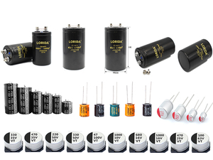 Lorida Certified Supplier 200V 6.8UF 8*12Mm 450V 390Uf China Manufactory 2200Uf 450V Electrolytic <strong>Capacitor</strong>