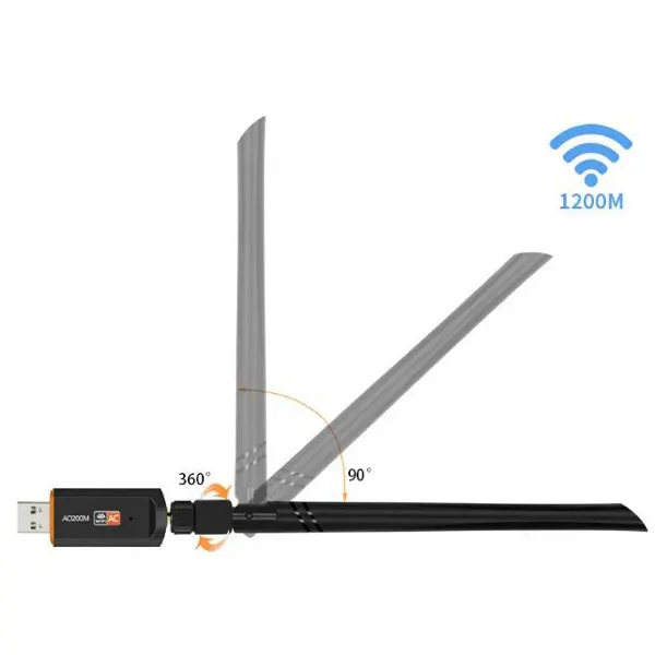 Toplinkst vendita calda 802.11ac USB3.0 RTL8812BU dongle WIFI dual band 2.4GHz 5GHz adattatore wifi usb wireless 1300mbps