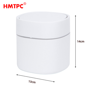 2025 Classic <strong>Design</strong> Desk-top Waste <strong>Container</strong> With Pressing Lids Latest New <strong>Customize</strong> Color PP Mini Car Trash Can - Product Image 4