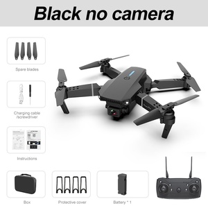 デュアルカメラ初心者おもちゃモデルE99を備えたE88pro折りたたみ式ドローンは、木材とゴムで作られたWiFiFPVとLEDライトを備えています - Product Image 2