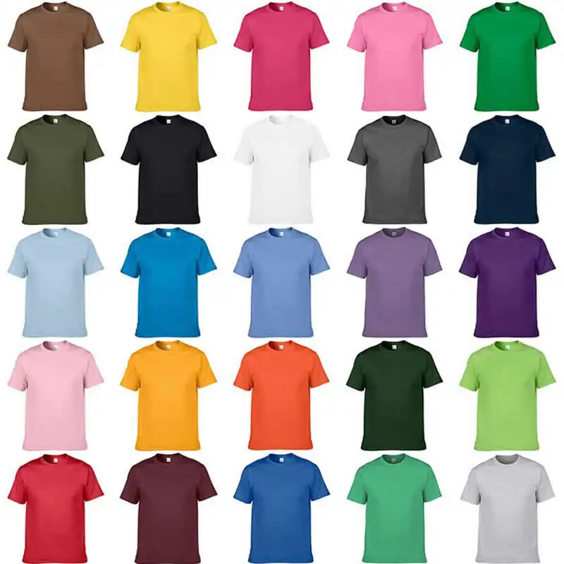 Bán Buôn Trống Cotton Polyester T-shirts Custom Logo In Ấn Của Nam Giới T Áo Sơ Mi Quá Khổ In Unisex Áo Thun Trong Số Lượng Lớn