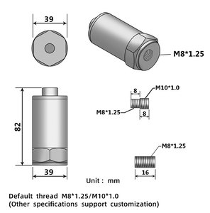被动机械振动传感器10Hz ~ 1000Hz磁性探头双线系统输出最大20ma - Product Image 2