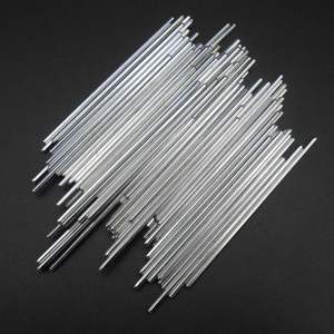 100 pezzi per auto intelligenti e fatti da te 2x40mm 20/ 25/30/50/60/70/82/90/100mm albero di trasmissione asse albero di trasmissione in ferro giocattolo per <span class=keywords><strong>Arduino</strong></span>