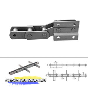 源工厂双螺距空心销输送机链条矿用刮板链条输送机 - Product Image 5