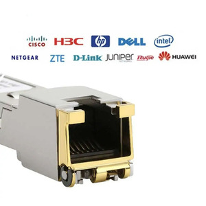 Solución de red FTTX 1G/10G Ethernet Puerto eléctrico Módulo transceptor de fibra óptica 10/100/1000Base-T 10G Módulo SFP de cobre - Product Image 5