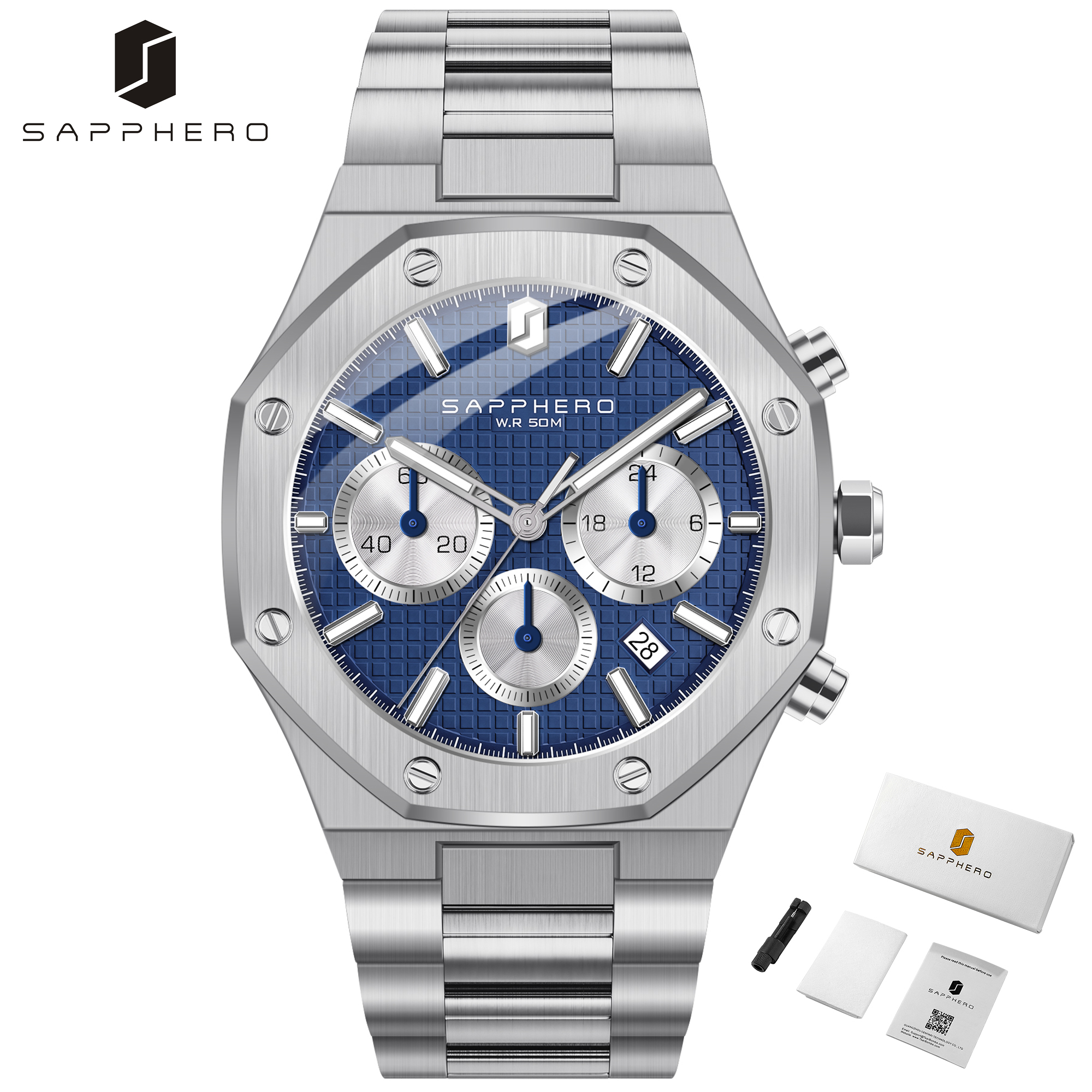 Silver-blue