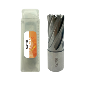 Hole Cutter <strong>Weldon</strong> Shank 18mm HSS Annular Cutter Magnetic Broach Core Drill Bit for Metal Cutting - Product Image 1