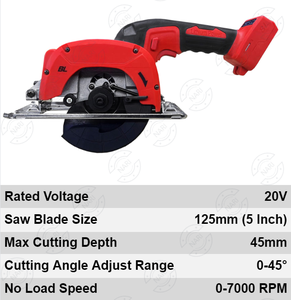Fırçasız akülü 5 1 araç seti güç anahtarı darbeli matkap açı öğütücü çekiç dairesel testere fırçasız makine güç aracı seti - Product Image 6