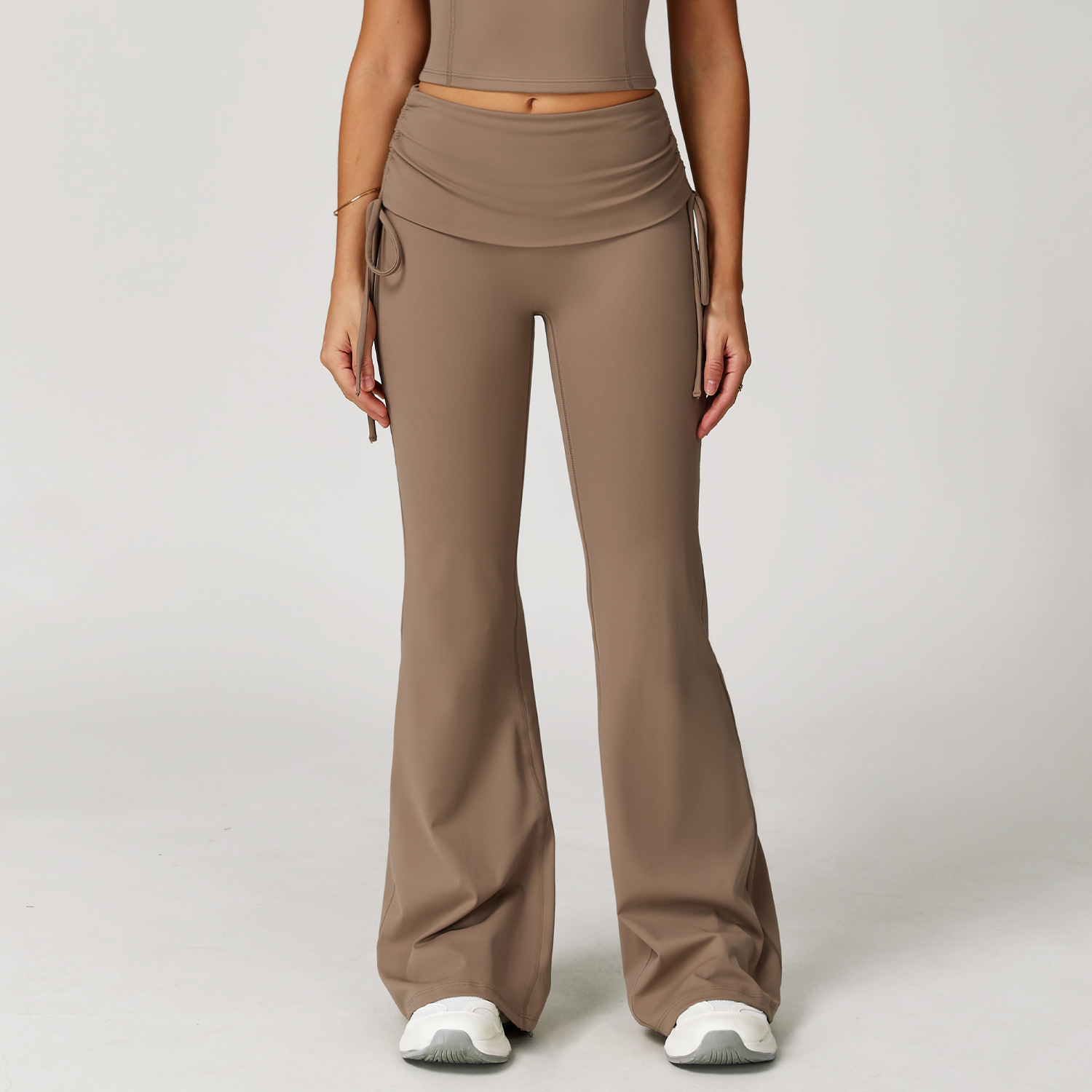 Sand brown bell-bottoms