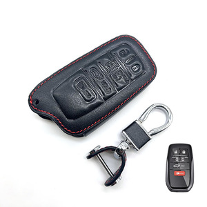 หนังฝาครอบกุญแจรถสําหรับTOYOTA Sienna RAV4 VENZA Miraiรถยนต์ไฮบริดALPHARD PREVIA Voxyรีโมทคีย์ 6 ปุ่ม - Product Image 4