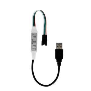 SP002E 3Key Controller Pixel LED 600 Pixel Dimmer controllo DC5-24V USB per WS2811 WS2812 indirizzabile barra di colore da sogno - Product Image 1