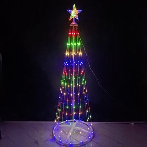 Venta caliente Decoración de Navidad Control remoto por aplicación Multifunción USB Powered Decoración de Navidad Cono Pixel Tree Light - Product Image 1