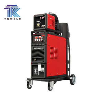重型双脉冲工业400 DP MIG TIG MMA多功能焊机焊机带手推车 - Product Image 1