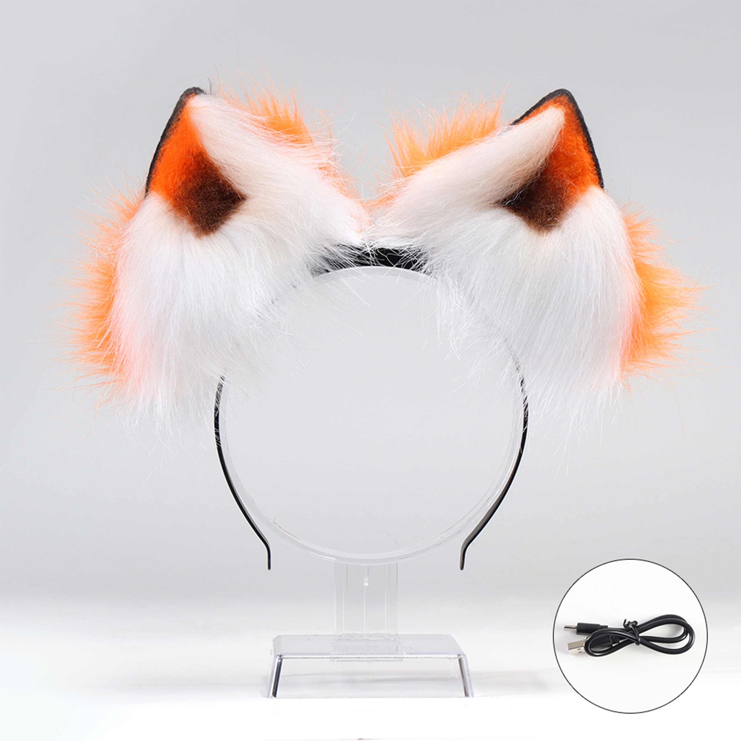 orange white