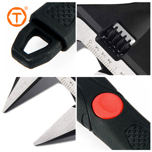 Crv Thép 6 Inch Sâu Miệng Đường Ống Nước Wrenches Rộng Hàm Mở Có Thể Điều Chỉnh Cờ Lê Cho Nhà Để Xe Hội Thảo - Product Image 2