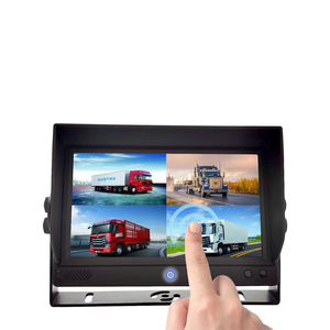 Monitor de respaldo de Vista trasera de camión de 7 pulgadas Pantalla táctil con 2 entradas de video - Product Image 2