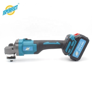 JSPERFECT Factory Price Customized Tool Kit 4amp Battery 115mm Cordless Angle <strong>Grinder</strong>