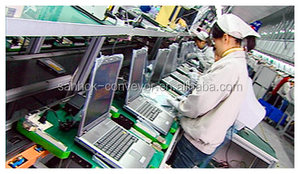 Línea de fabricación de PC semiautomática-Sistema transportador de ensamblaje de computadoras portátiles y de escritorio-Estaciones de trabajo personalizables