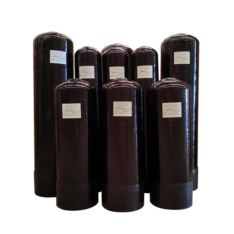 black fiberglass frp grp 10m3 1465 filter vessels fiber round water purification storage tank machine 1m3