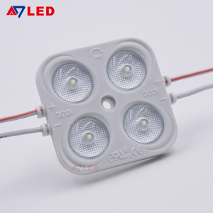 Modulo Abs <strong>4</strong> Lamp Square Ip67 Outdoor Waterproof <strong>Led</strong> Module 12 <strong>V</strong> 170 Degree Lens 4Led Dc Module for 40-100Mm Depth Light Box - Product Image 3
