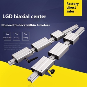 High-Speed LGD6-12 Dual Axis <strong>Linear</strong> <strong>Guide</strong> <strong>Rail</strong> 60-140 <strong>CNC</strong> Woodworking <strong>Machinery</strong> Block Core with <strong>Smooth</strong> Steel Shaft Bearing - Product Image 4