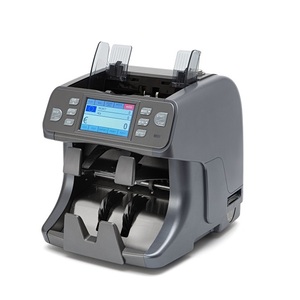 Contador de dinero CIS de 2 bolsillos con pantalla táctil, Detector de dinero falso, mezcla de conteo, clasificación, máquinas básicas de conteo de dinero para Fitness - Product Image 1