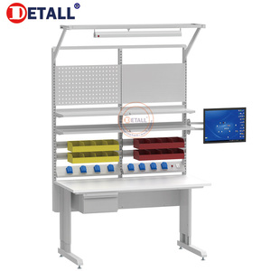 Sản xuất Heavy Duty điện tử bàn làm việc thiết bị điện tử phòng thí nghiệm làm việc băng ghế dự bị với kênh điện - Product Image 6