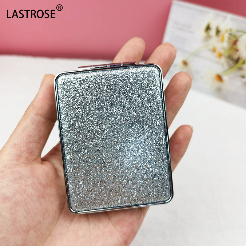 6*8cm sliver glitter rectangle mirror