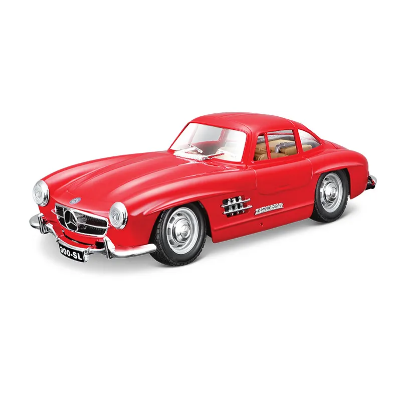 Bburago 1:24 Mercedes Benz 300 SL Classic Car Alloy Vehicle Diecast Car Model Collection Gift Die Cast Toys Hobbies Collectible