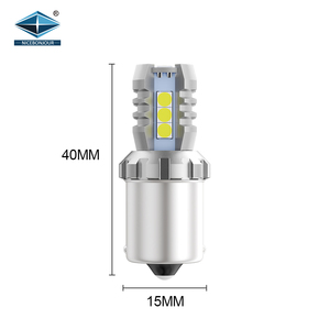 LED T20 P21W หลอดไฟ LED ไม่มีพัดลมระบายความร้อนแบบไฮเปอร์แฟลชไฟเลี้ยวไฟจอดรถ 3030 16smd led - Product Image 6