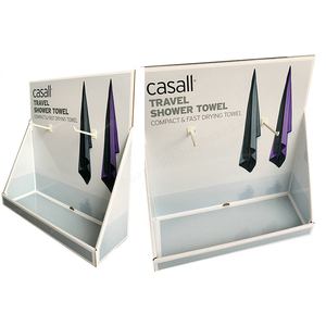 Modern Foldable Cardboard Hanging <strong>Display</strong> Rack <strong>Paper</strong> <strong>Counter</strong> Table <strong>with</strong> Corrugated <strong>Hooks</strong> for Store Floor <strong>Display</strong> - Product Image 1