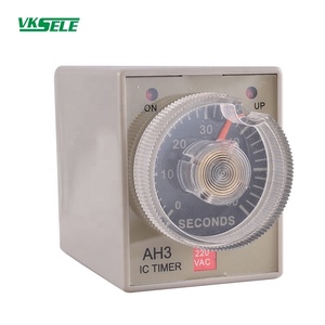 AH3-2 AH3-1 AH3-3 DPDT 12VDC 24VDC AC/DC 112-240V Timer delay relay - Product Image 3
