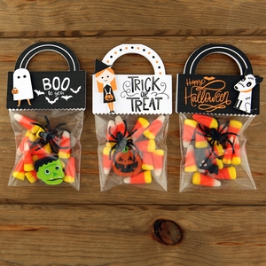 Biodegradable Bag Toppers Digital Printing <strong>Sweet</strong> Candy Retail Tag Packaging Custom Cardboard Header <strong>Cards</strong> - Product Image 6