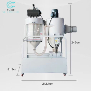 Portable <strong>Cyclone</strong> Extractor Dust Collector for Woodworking <strong>New</strong> Condition Filter for Edge Banding Machine Sawdust Collection - Product Image 2