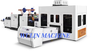 Máquina de fabricación de bolsas no tejidas, fabricante totalmente automático con bucle de doble manija en línea - Product Image 2
