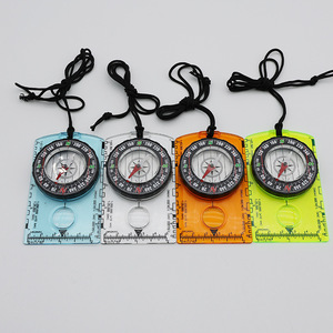 Bussola di navigazione multifunzione esterna per Orienteering escursionismo zaino in spalla tasca che porta novità regalo scala mappa righello - Product Image 2