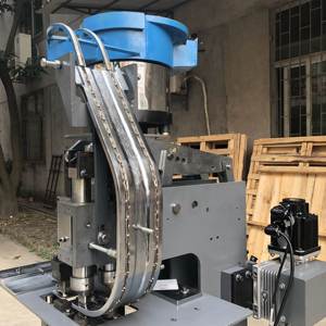 JZ-936ATP Automatic Feeding Twin <strong>Oblong</strong> <strong>Hole</strong> Punching Riveting Machine for File Folder - Product Image 2