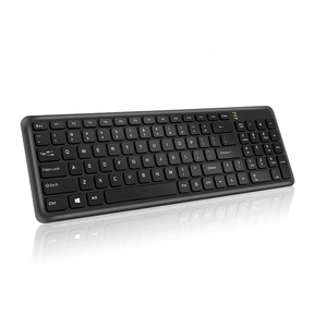 Ultra-Slim 80% 96 Chocolate Keys 2.4GHz Portable Wireless Computer <strong>Keyboard</strong> Custom Logo for Home Office USB Laptop &amp; Desktop - Product Image 1