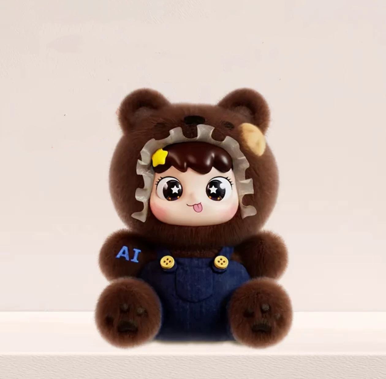 Câlin ours étoile brun