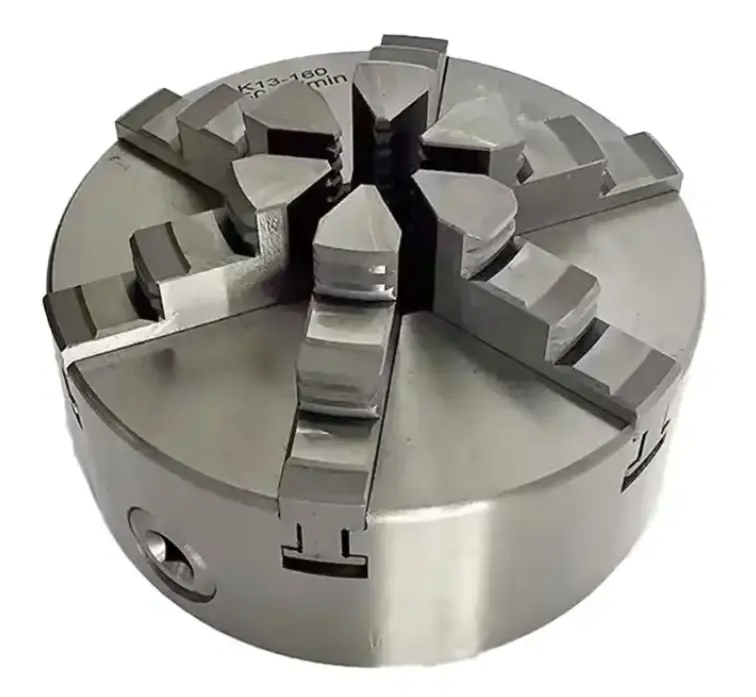 160mm Six Jaw Self-Centering Lathe Chuck aço endurecido para Mini Torno para Fixação com Liga Durável e Material de Aço