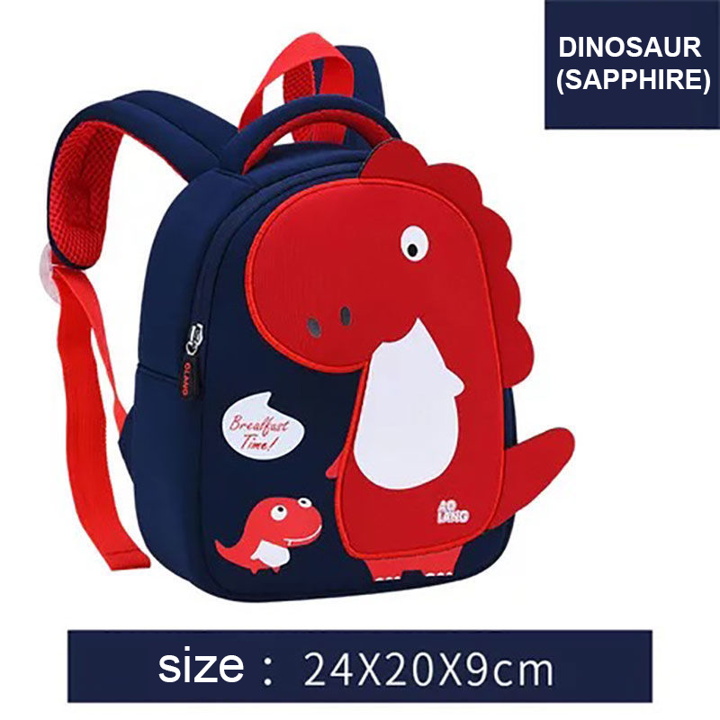 Couronne bleu roi dinosaure petite