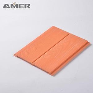 Amer OEM all'ingrosso costruzione facciata rivestimento Wpc profilo parete esterna pannello rivestimento parete parete decorazione rivestimento composito - Product Image 2