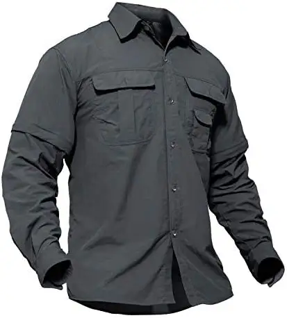 Custom Guard Security camicia uniforme a maniche lunghe da uomo Rip Stop camicie tattiche allenamento di lavoro all'aperto pesca caccia abbigliamento da battaglia