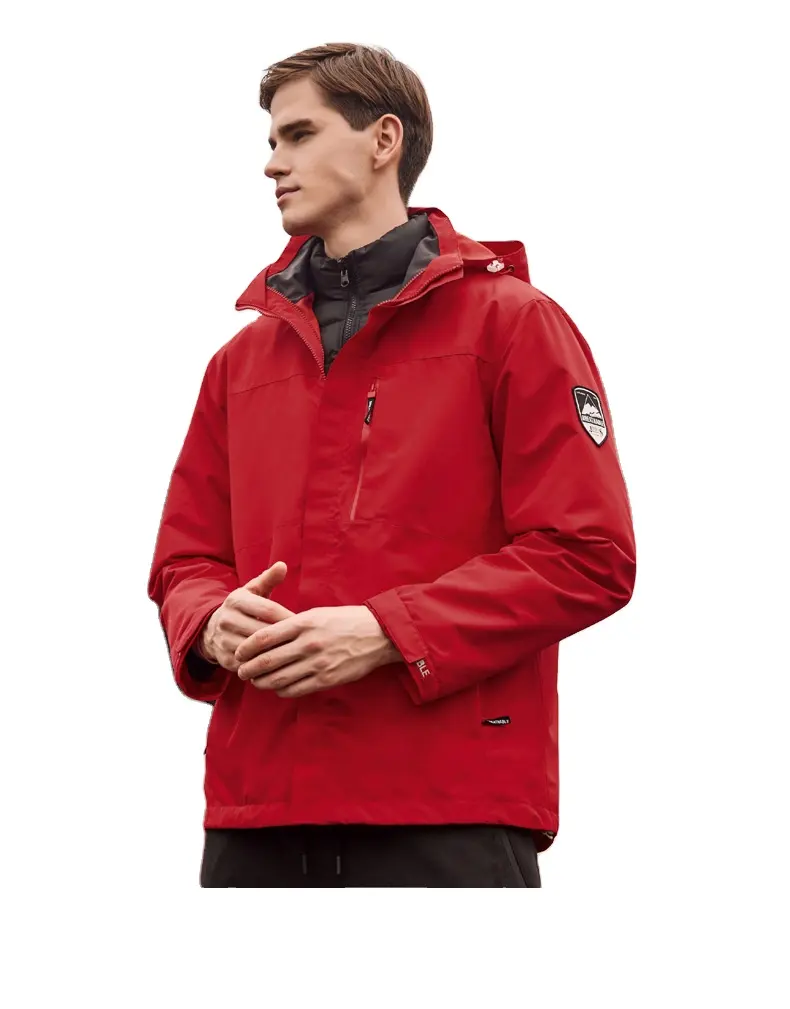 Custom LOGO Unisex Mountain Waterproof Windproof Winter Warm Outdoor Camping Jacket For Men
