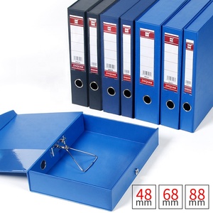 クリップデータボックス付き事務用品卸売ファイルボックスa4磁気ボタンファイルボックス - Product Image 2