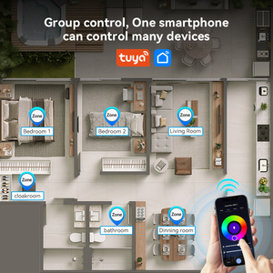 Zigbee 3,0 Tuya умный светодиодный контроллер беспроводной затемнения RGB W Светодиодный контроллер света - Product Image 5